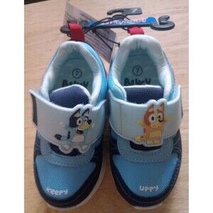 Bluey Toddler Light Up Sneakers w/On/Off Switch Size 7 New With Tags